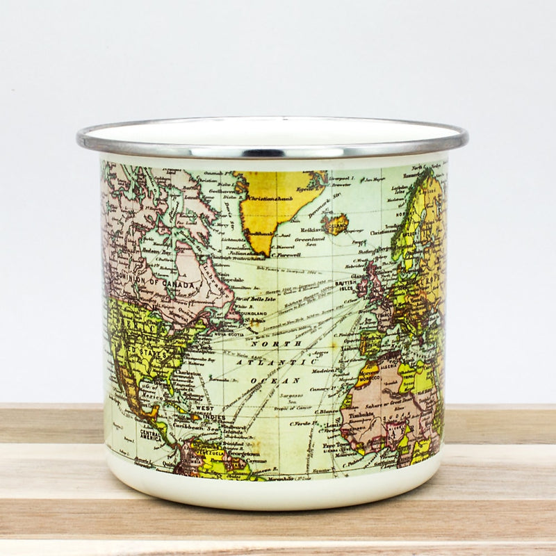  Sass and Belle SET OF 3 VINTAGE MAP SUITCASES : Home & Kitchen