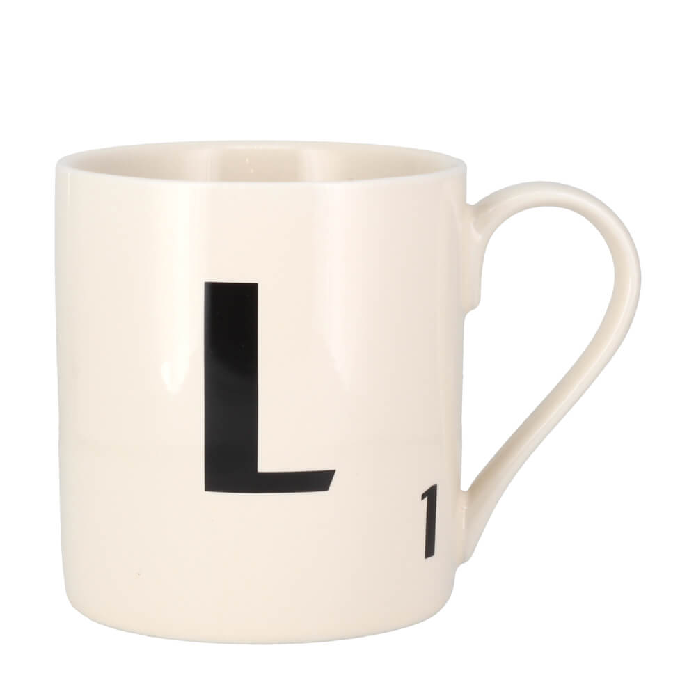 Scrabble Tile Letters A - Z Ceramic Gift Mug | All Letters In Stock