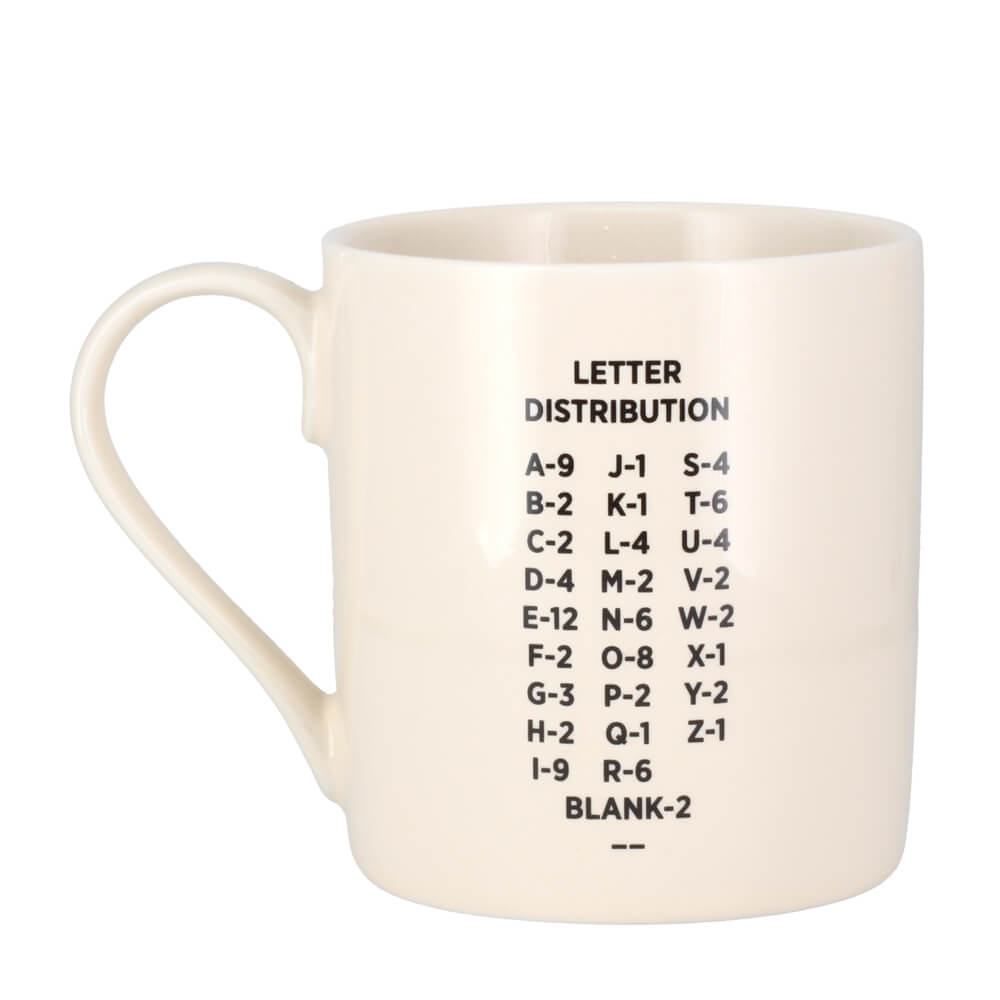 Scrabble Tile Letters A - Z Ceramic Gift Mug | All Letters In Stock
