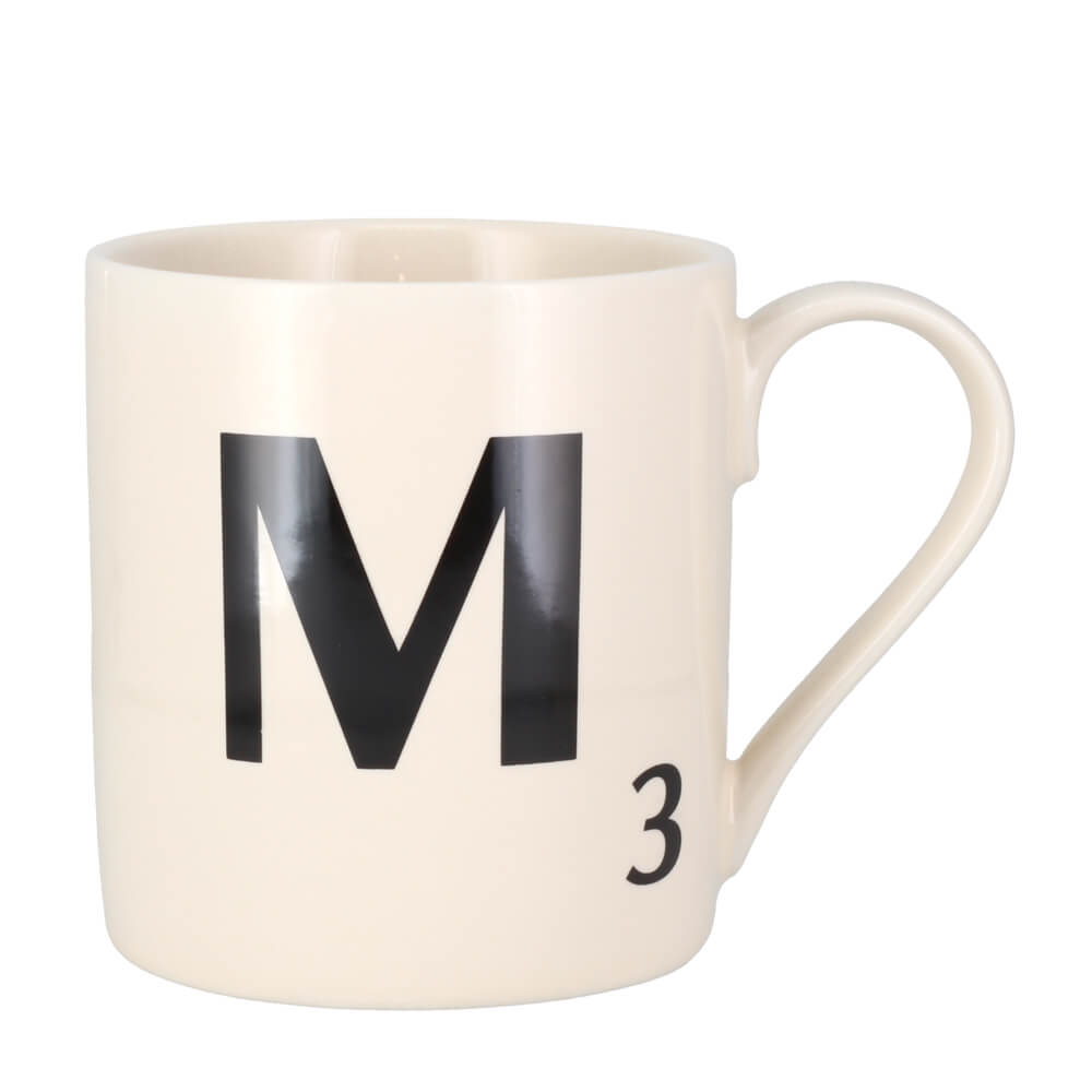 Scrabble Tile Letters A - Z Ceramic Gift Mug | All Letters In Stock