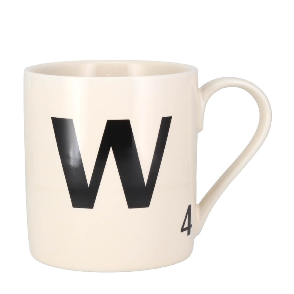 Scrabble Tile Letters A - Z Ceramic Gift Mug | All Letters In Stock
