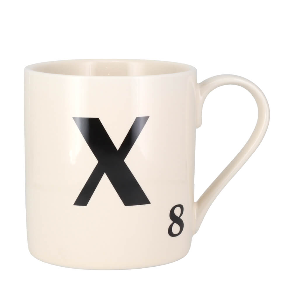 Scrabble Tile Letters A - Z Ceramic Gift Mug | All Letters In Stock