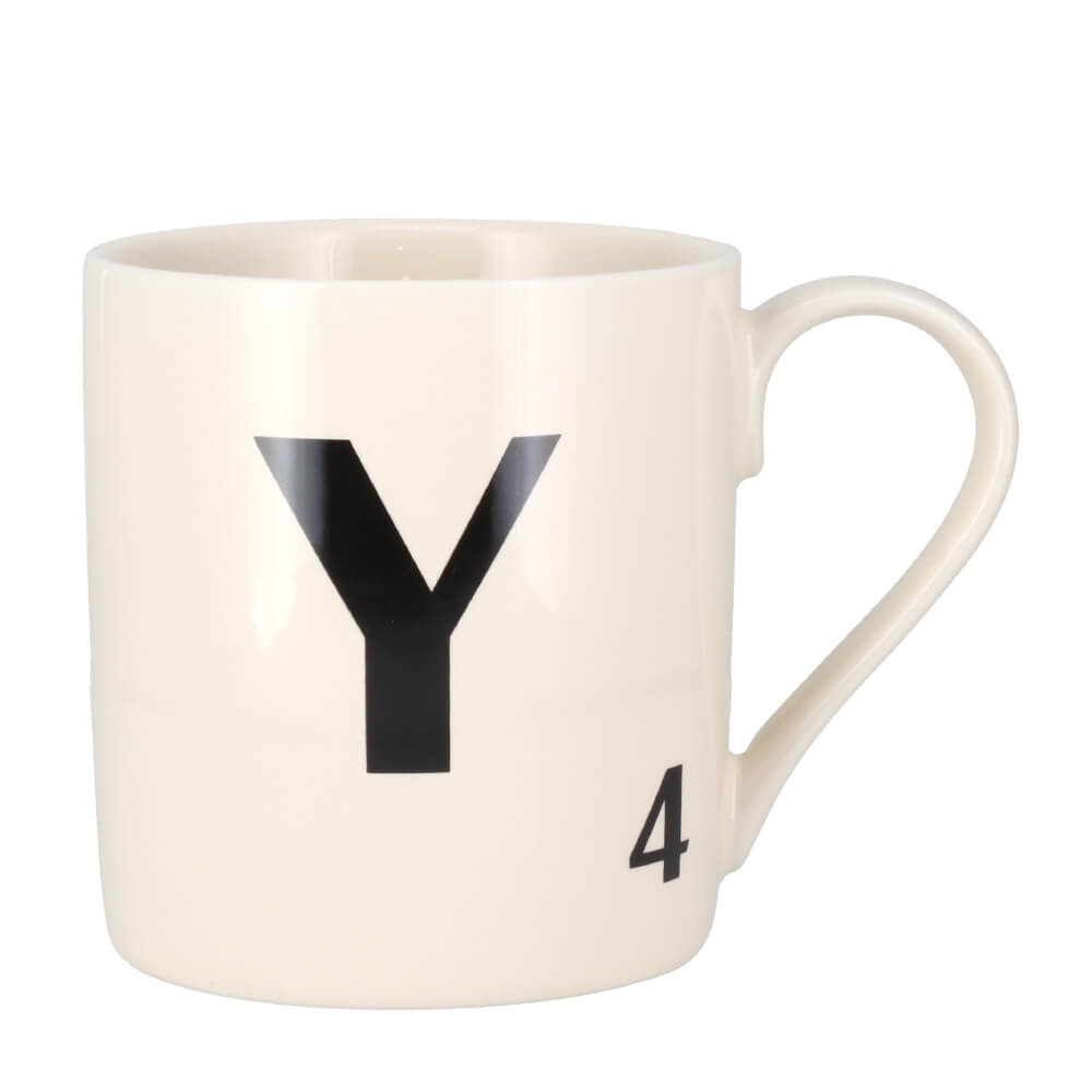 Scrabble Tile Letters A - Z Ceramic Gift Mug | All Letters In Stock