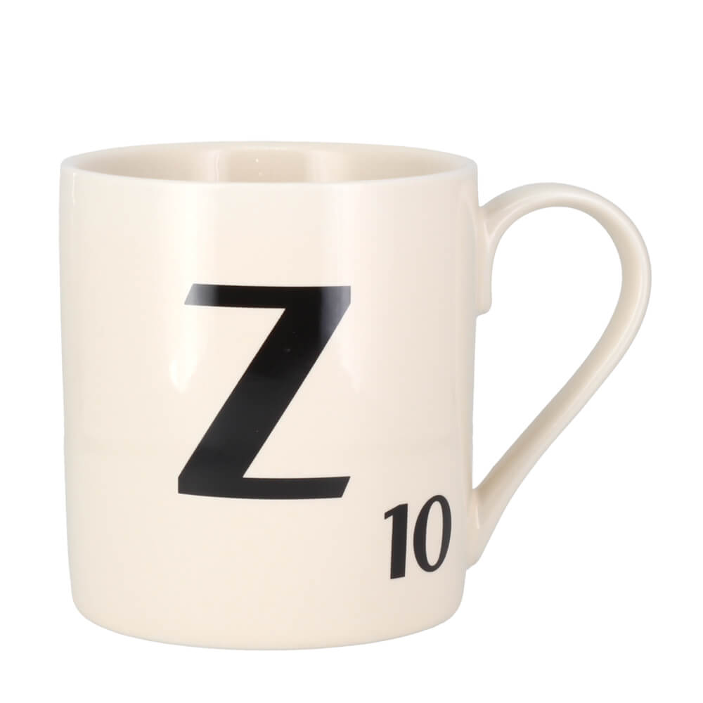Scrabble Tile Letters A - Z Ceramic Gift Mug | All Letters In Stock