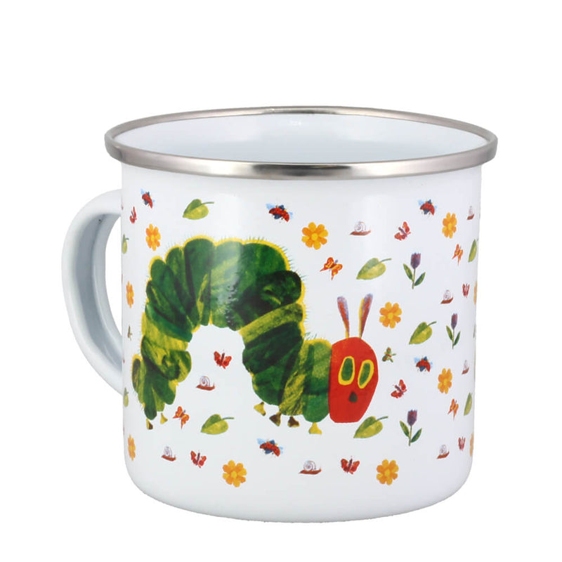 The Very Hungry Caterpillar Enamel Mug Eric Carle 280ml Coffee Cup