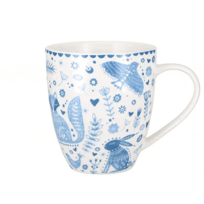 Spinning image of Crush Folk Animal mug in Blue