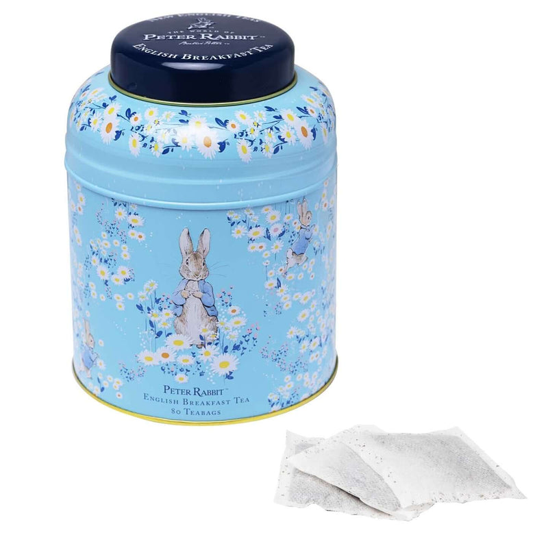 Peter Rabbit Daisies Tea Caddy with 80 Teabags