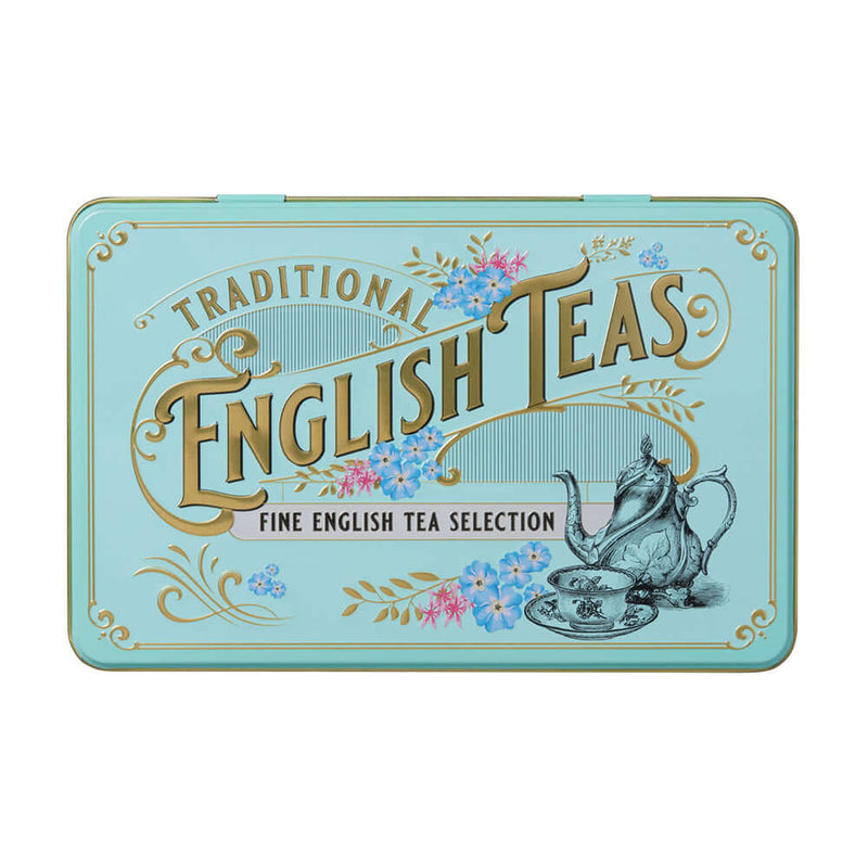 New English Teas Vintage Victorian Mint Green Tea Selection Tin