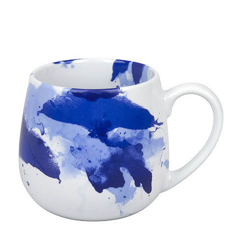 Konitz Snuggle Mug Watercolour Seeing Blue Porcelain Coffee Cup