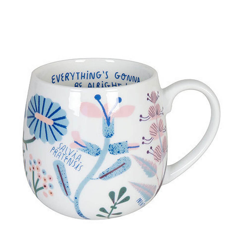 Konitz Herbal Tea Everything's Gonna Be Alright Porcelain Snuggle Mug