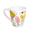 My Gifts Trade Blond Amsterdam I Heart Snacks Mug 450ml Ceramic Cup