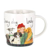 Alex Clark Crazy Dog Lady China Mug Coffee Cup Dog Lover Gift Idea