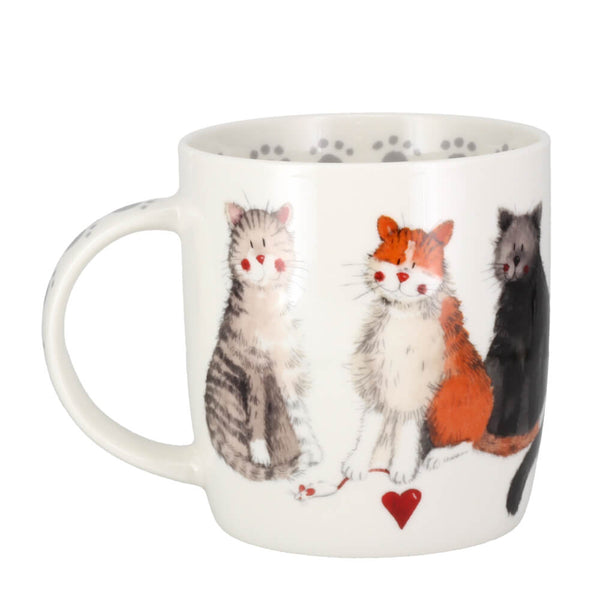 Alex Clark Art  Cat Mug - The Good, The Bad and The Incredibly Furry
