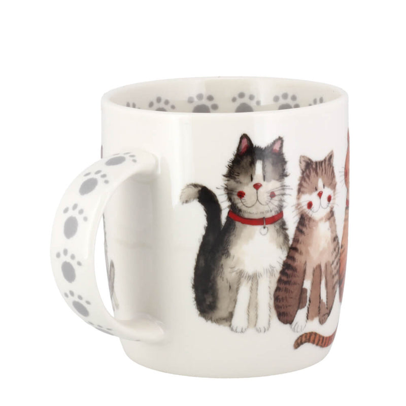 Alex Clark Art Cat Mug Marvellous Moggies China Coffee Cup