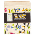 Stuart Gardiner Design Bee Friendly Unbleached 100% Cotton Tea Towel