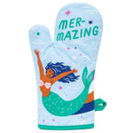 Blue Q Mer-Mazing Mermaid Super-Insulated Cotton Oven Mitt Glove