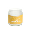 Candlelight Filled Glass Jar Scent 45 Hr Candle Start Your Spark Here