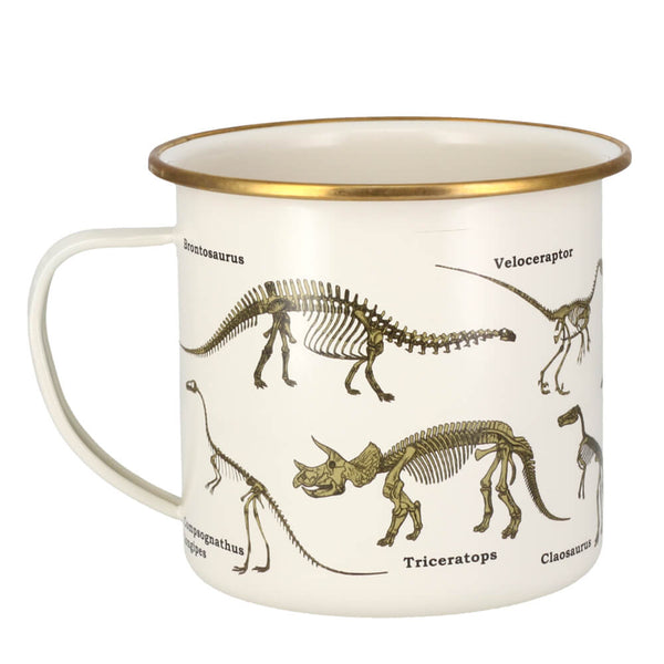 Gift Republic Ecologie Dinosaurum Dinosaur Bones Enamel Mug 500ml