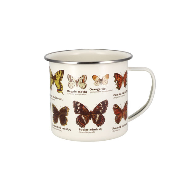 Ecologie Papiliones Butterflies Enamel Mug