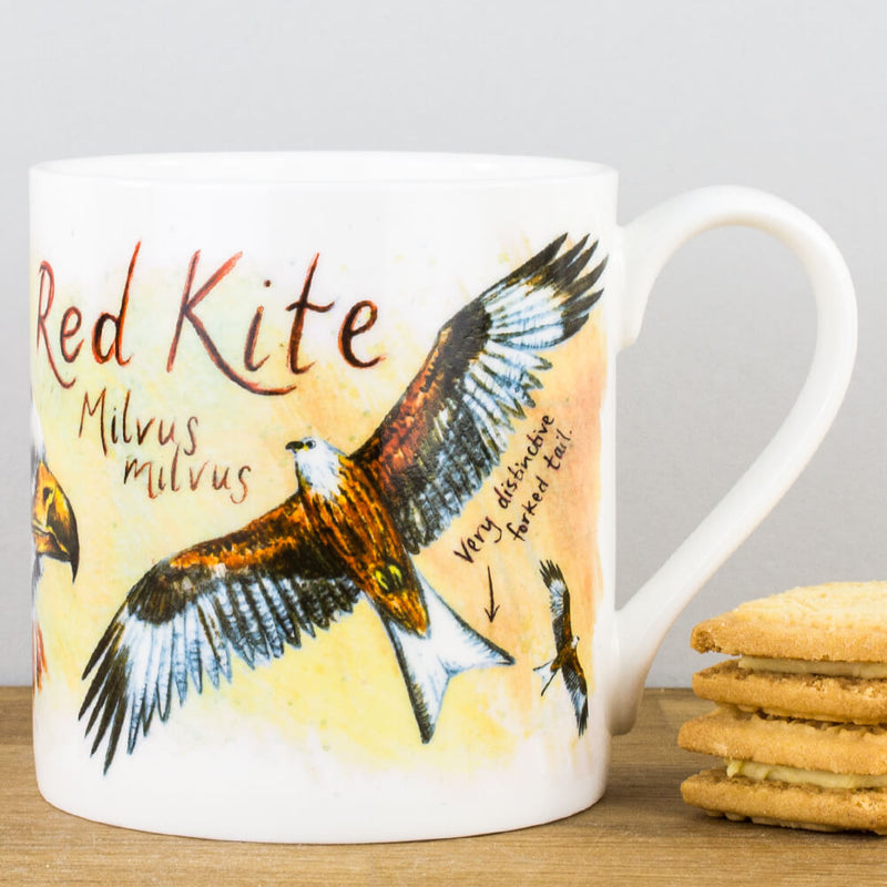 McLaggan Red Kite Bird by Ginger Bee China Personalised Gift Mug