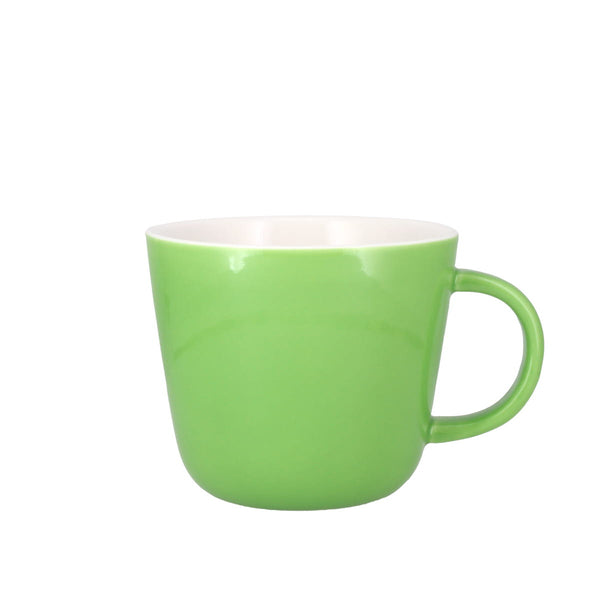 Colour Block Apple Green Porcelain Mug