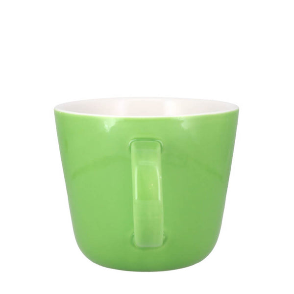 Joyce & Joan Rainbow Colours Apple Green Large Porcelain Coffee Mug