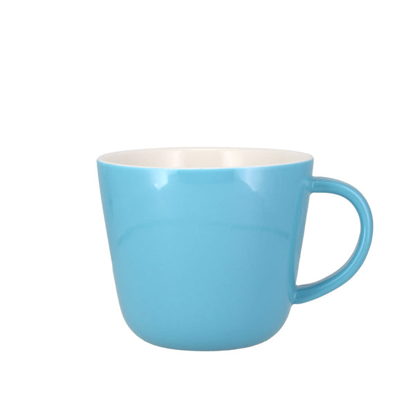Colour Block Sky Blue Porcelain Mug