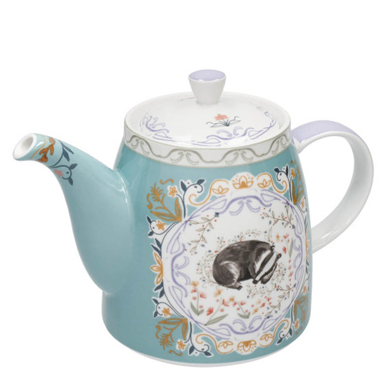 London Pottery Badger Blue Teapot 1 Litre Looseleaf Tea Infuser Teapot