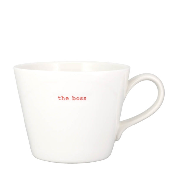 MAKE Int Keith Brymer Jones The Boss Porcelain Mug Stamped Coffee Cup