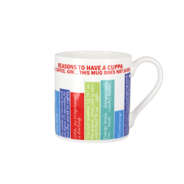 Betsy Benn Reasons To Have A Cuppa China Mug