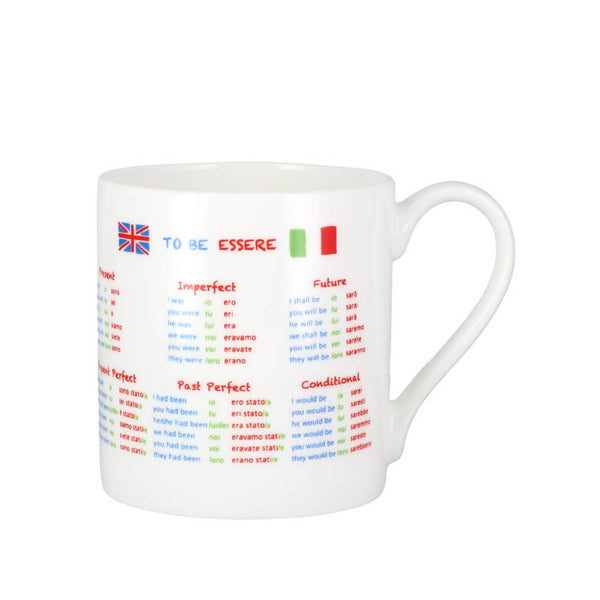 Educational Italian Translation Bone China Personalised Gift Mug