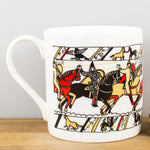 Historical Bayeux Tapestry Archers Bone China Personalised Gift Mug