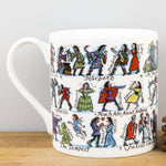 Picturemaps Shakespeare Characters Bone China Personalised Gift Mug