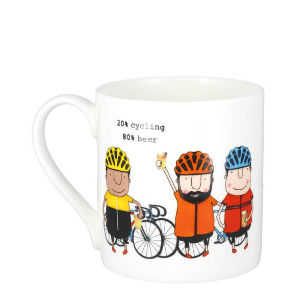 McLaggan Rosie Made A Thing 20% Cycling 80% Beer China Gift Coffee Mug