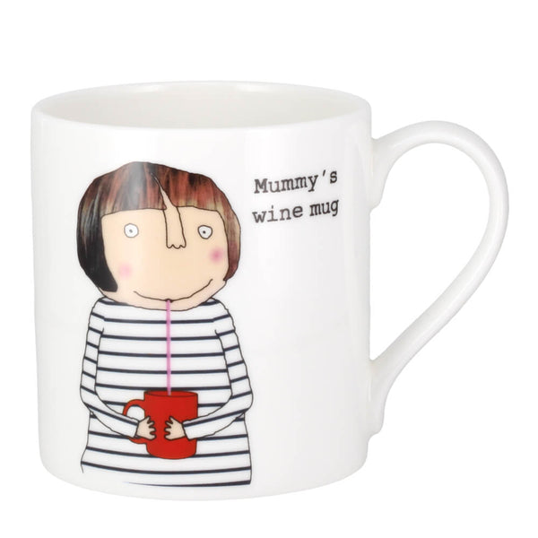 Rosie Made A Thing Mummy's Wine Mug McLaggan Bone China Coffee Cup