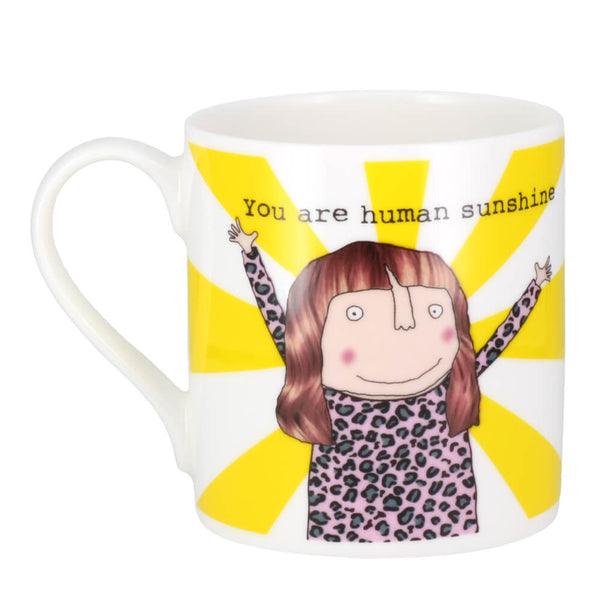 Rosie Made A Thing Human Sunshine Mug McLaggan Bone China Coffee Cup