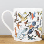 McLaggan Picturemaps British Birds Bone China Personalised Gift Mug