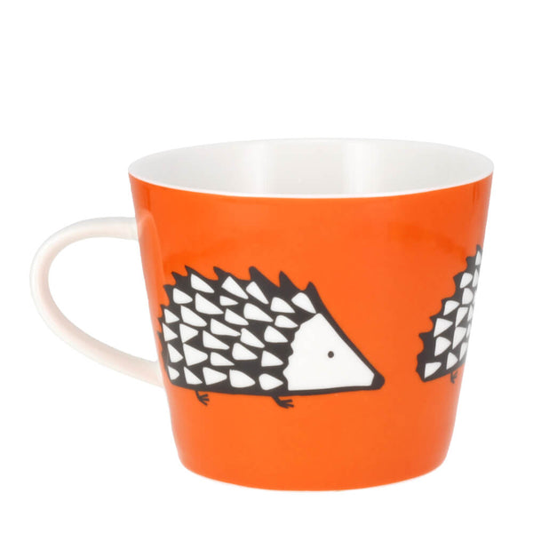 Scion Spike Hedgehog Mug Orange Fine China 350ml Modern Coffee Cup