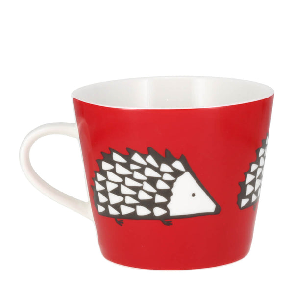 Scion Spike Hedgehog Mug Red Fine China 350ml Modern Coffee Cup