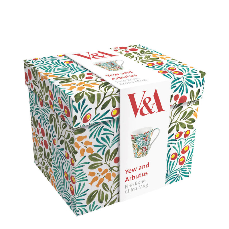 Creative Tops V&A Voysey Yew & Arbutus Fine Bone China Gift Boxed Mug