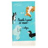 Blue Q People I Want To Meet: Dogs 100% Cotton Tea Towel