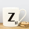 Scrabble Letters A to Z Ceramic Mug